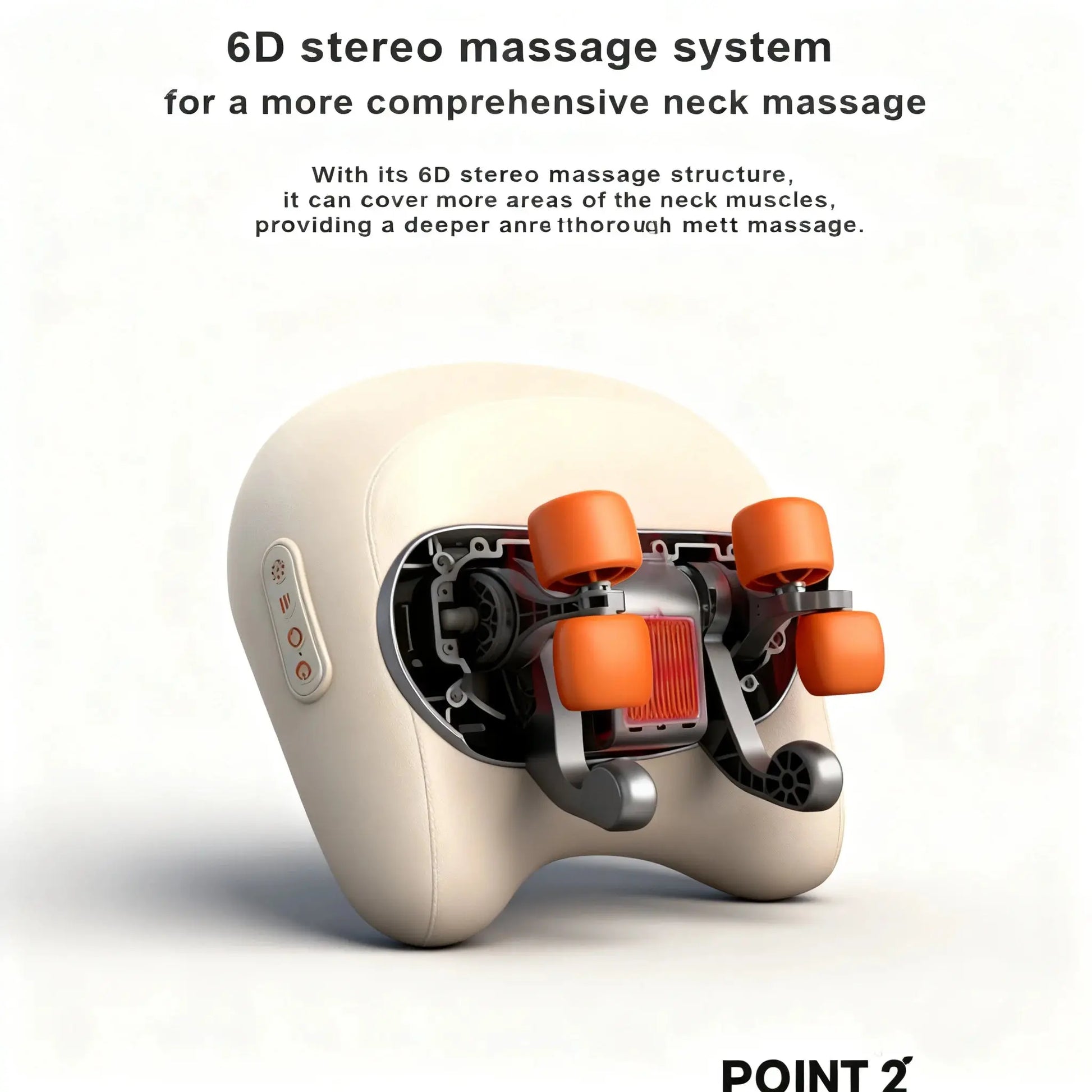 SPA Portable Pillow Massager Lazy Person Leading Shoulder Professional Super Strong Neck Massage Wireless Warm Pillow Type Massa - Ai-TechWorld