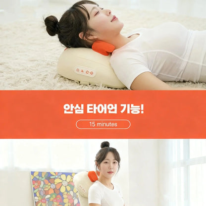 SPA Portable Pillow Massager Lazy Person Leading Shoulder Professional Super Strong Neck Massage Wireless Warm Pillow Type Massa - Ai-TechWorld