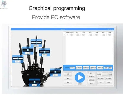 STEM For Arduino STM32 Bionic Robot Palm Hand Manipulator Open Source Code 5 Hands Educational Kit with Ps2/Somatosensory Gloves Ai-TechWorld 