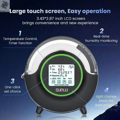 SUNLU 3D Filament Dryer Box - Keep Filament Dry, Storage Holder for 3D Printer Ai-TechWorld