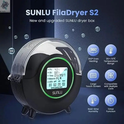SUNLU 3D Filament Dryer Box - Keep Filament Dry, Storage Holder for 3D Printer Ai-TechWorld