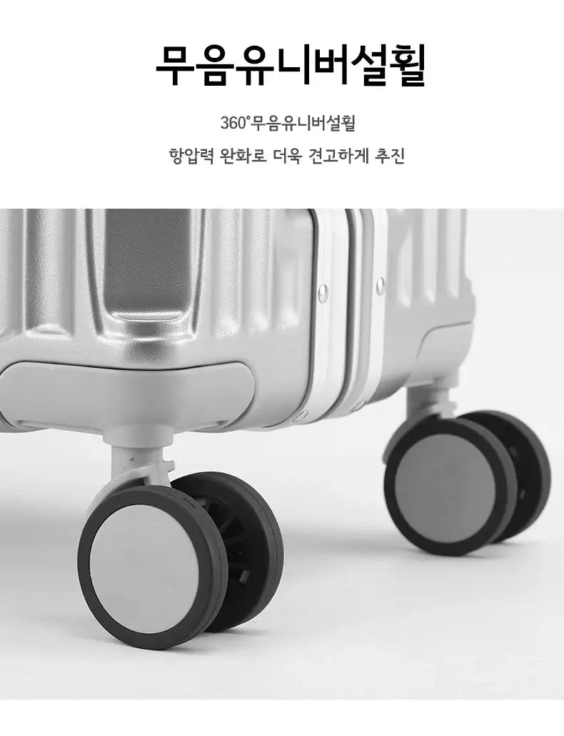 SUSHIMU Suitcase Travel Suitcase Men 20 24 26 Carry-On Luggage Women PC Aluminum Frame Trolley Case TSA password lock Ai-TechWorld 