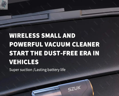 SZUK 98000PA Car Vacuum Cleaner Mini Powerful Cleaning Machine Strong Suction Handheld for Car  Wireless Portable Home Appliance Ai-TechWorld 