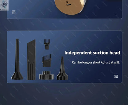 SZUK 98000PA Car Vacuum Cleaner Mini Powerful Cleaning Machine Strong Suction Handheld for Car  Wireless Portable Home Appliance Ai-TechWorld 