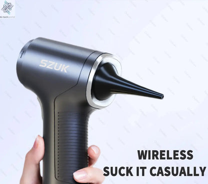 SZUK 98000PA Car Vacuum Cleaner Mini Powerful Cleaning Machine Strong Suction Handheld for Car  Wireless Portable Home Appliance Ai-TechWorld 