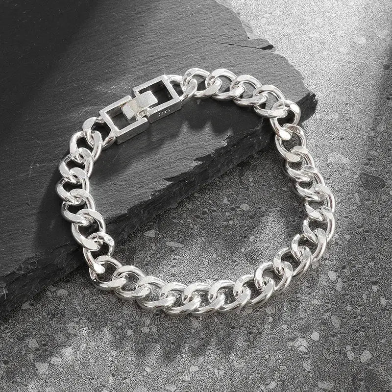 Retro Domineering Lion Head Animal Bracelet for Men Stainless Steel Braided Chain Wristband Bracelet Hip Hop Jewelry Ai-TechWorld 