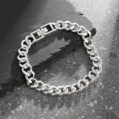 Retro Domineering Lion Head Animal Bracelet for Men Stainless Steel Braided Chain Wristband Bracelet Hip Hop Jewelry Ai-TechWorld 