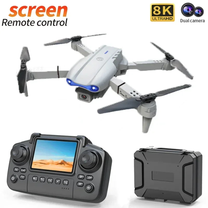 E99 Pro Drone Screen remote control Quadcopter Remote Four Axis Aircraft 8K HD Photography UAV Altitude Fixation Helicopter Toy Ai-TechWorld 