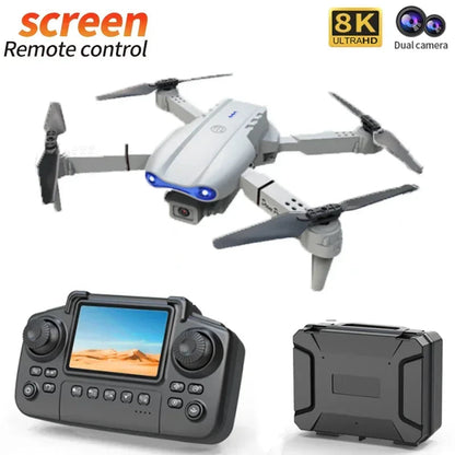 E99 Pro Drone Screen remote control Quadcopter Remote Four Axis Aircraft 8K HD Photography UAV Altitude Fixation Helicopter Toy Ai-TechWorld 