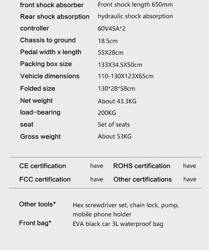Boyueda S3 EScooters 6000W Dual Motor 60V38ah Hydraulic Oil Brake Electric Scooter Aldult 11 Inch Off-road Vacuum Tire E-Scooter Ai-TechWorld 