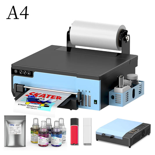 A4 DTF Printer Machine For Epson XP600 Printhead Direct to Film Transfer Machine For Dark/Light T-Shirts Fabrics Hats Leather Ai-TechWorld   ai-techworld