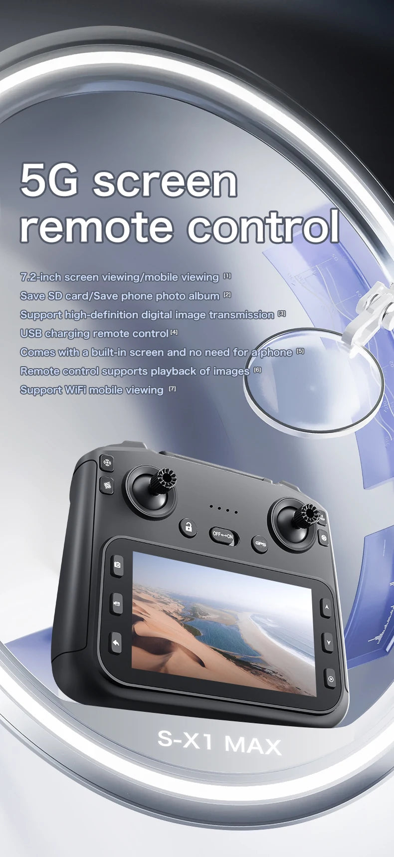 2025 New S-X1 Drone With 8K HD Camera 3-Axis Gimbal 5G GPS Anti-Shake Brushless Quadcopter For Aerial Photography And Video Gift Ai-TechWorld 