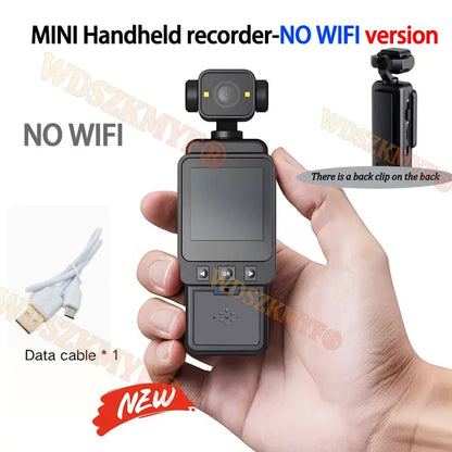 1080P Handheld Sports Pocket Camera HD Display 180° Rotatable WiFi Wireless Video Recorder Built-in Fill Light Motion Camera Ai-TechWorld 