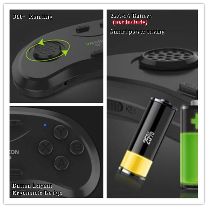 Original J60 4K Wireless Virtual Reality VR Glasses Stereo 3D Videos Google Cardboard Box Headset Helmet for Smartphone Max 6.7" Ai-TechWorld 