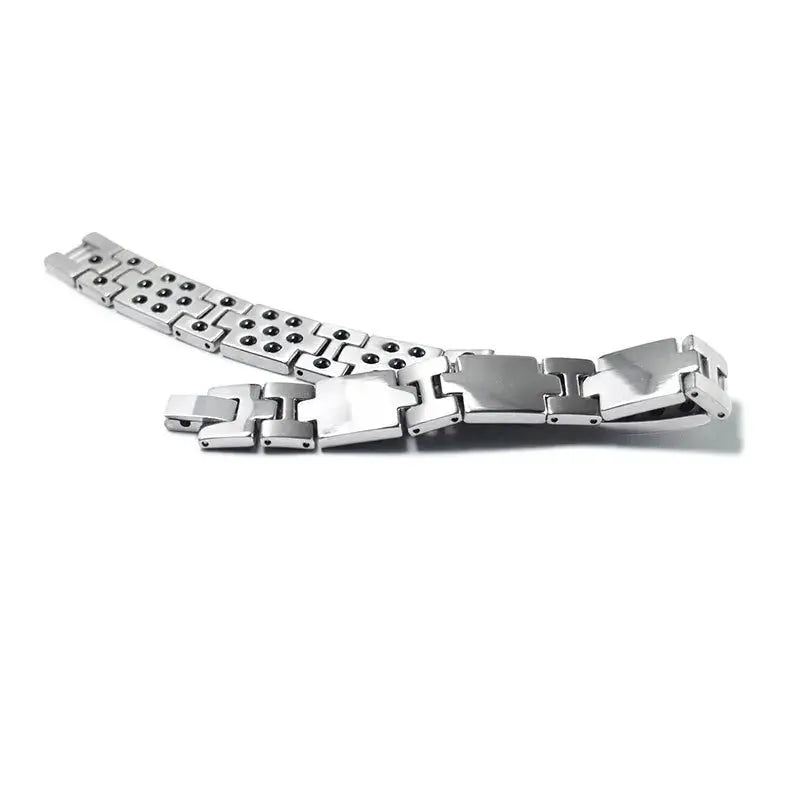 Pure Titanium Hematite Therapy Bracelet Tungsten Ceramic Blood Pressure Slimming Bracelet Weight Loss Bracelet Ai-TechWorld 
