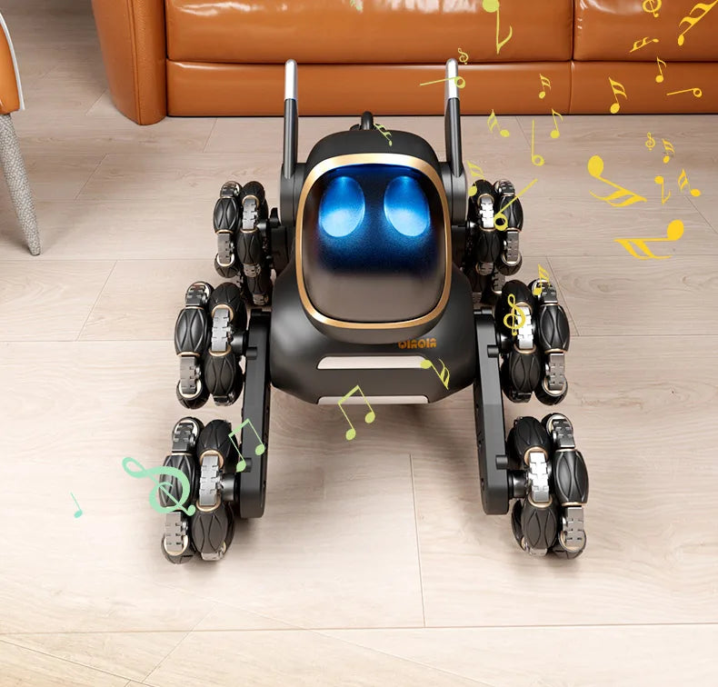 2025 NEW DWI Eight Wheeled Stunt Dog 2.4G Remote Control Intelligent Swing Arm Drift Robot Dog Climbing Car Children's Gift Toy Ai-TechWorld 