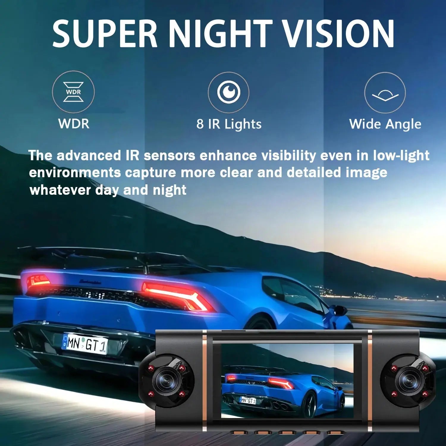 4 Cameras Dash Cam Car DVR WiFi HD 1080P Video Recorder 4 Channel Front Rear View Night Vision Black Box DVR For Vehicle Safety Ai-TechWorld 