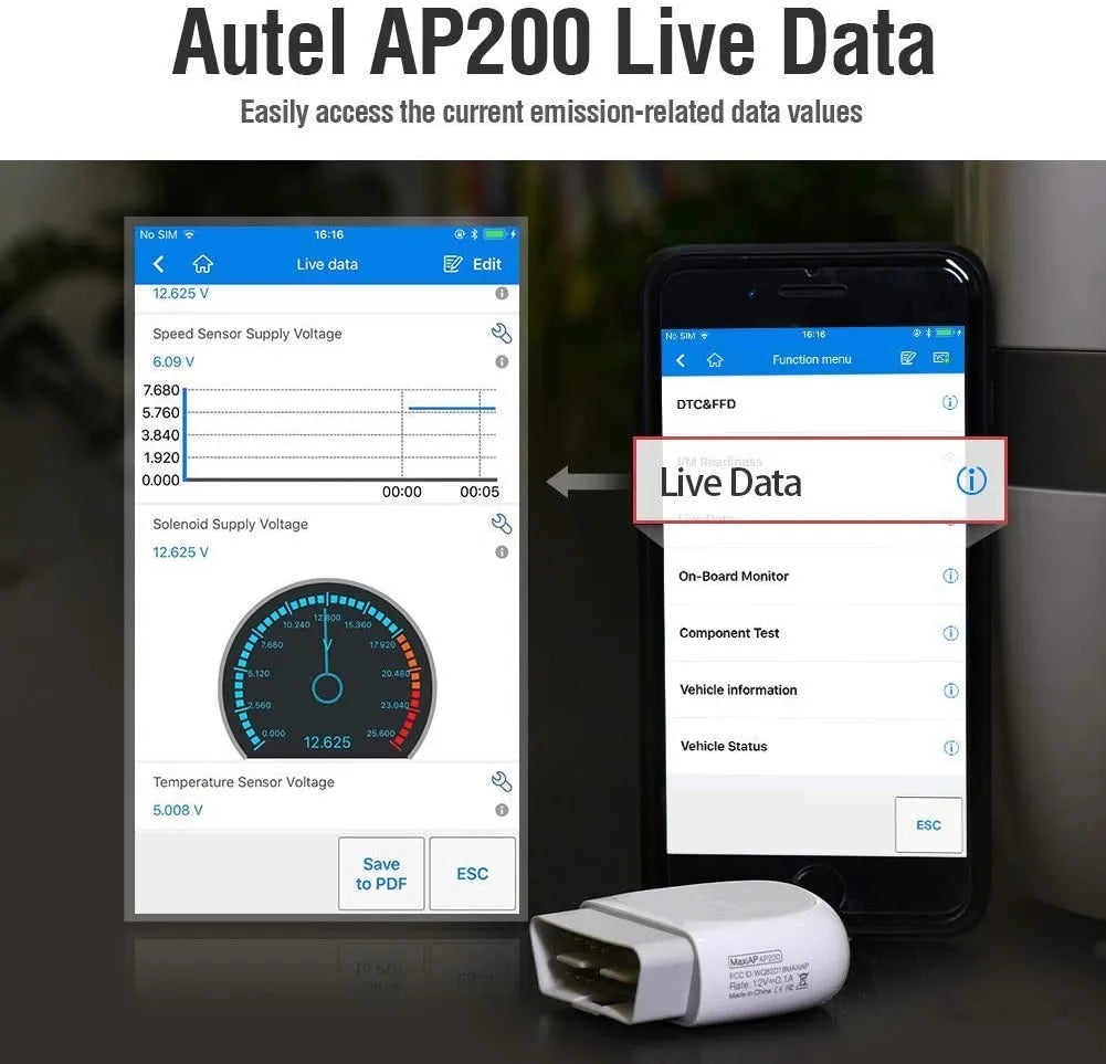Autel MaxiAP AP200 Bluetooth Full Systems Diagnostic Tool with AutoVIN Service for Family DIYers Ai-TechWorld 
