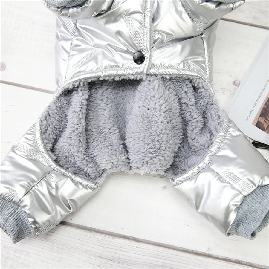 Thicken Warm Dog Jumpsuit Winter Pet Dogs Clothes for Chihuahua Coat Waterproof Hoodie Puppy Overalls Poodle Jacket Pet Apparel Ai-TechWorld 