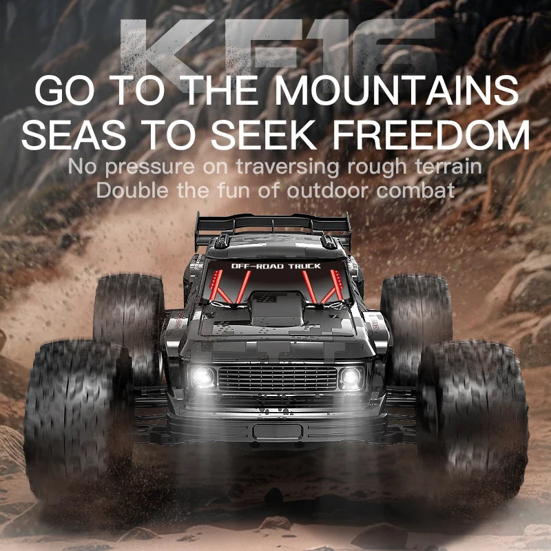 KF16 1:12 High Speed Drift Racing 70KM/H Brushless Motor 4WD 3S 3200mah RC Off Road Car Monster Trucks Toys for For Kids Gifts Ai-TechWorld 