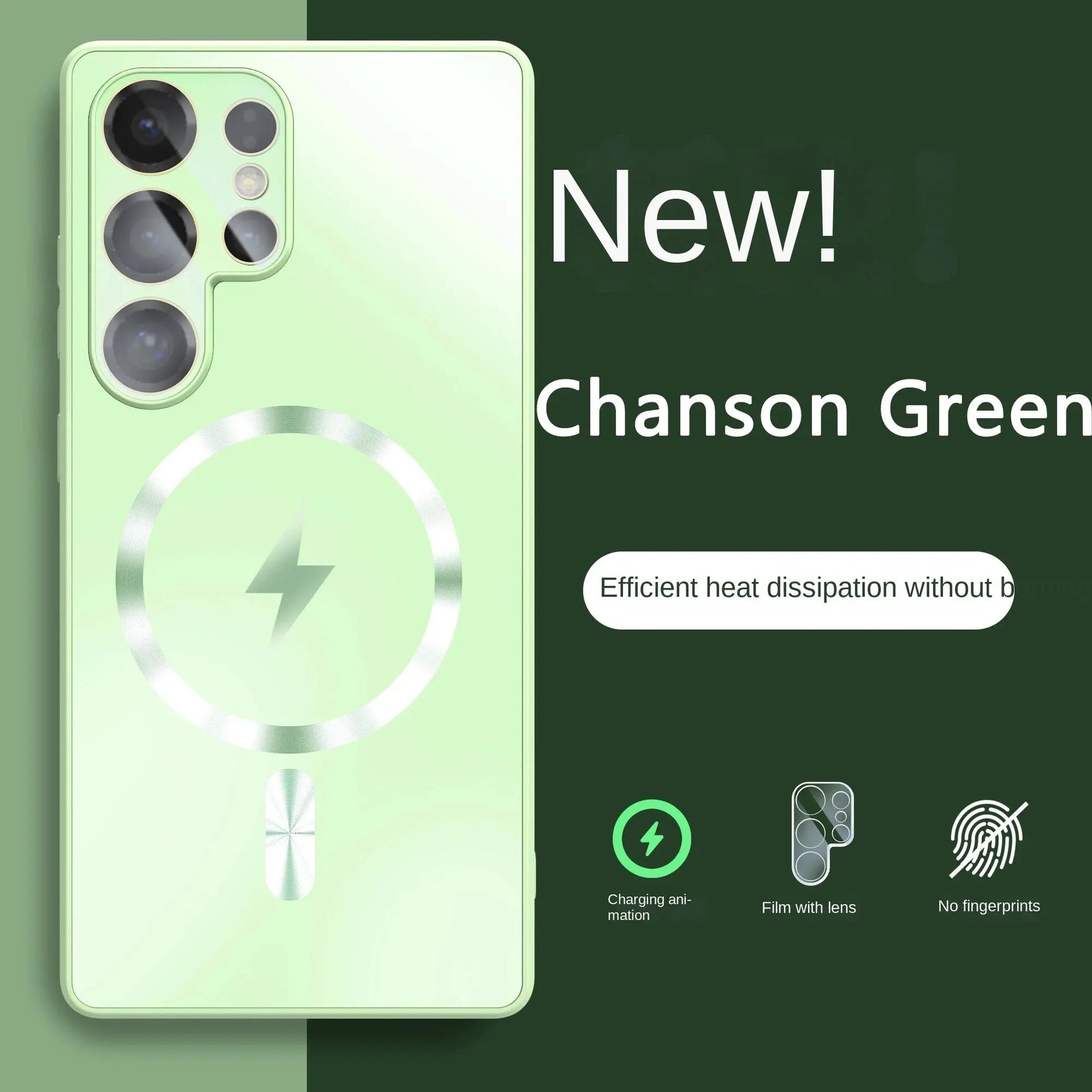 Ultra-thin AG Matte Magnetic For Magsafe Case For Samsung Galaxy S25 S24 S23 Ultra Plus Glass Lens Protector Shockproof Cover Ai-TechWorld 