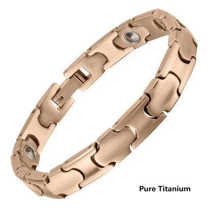 Pure Titanium Hematite Therapy Bracelet Tungsten Ceramic Blood Pressure Slimming Bracelet Weight Loss Bracelet Ai-TechWorld 