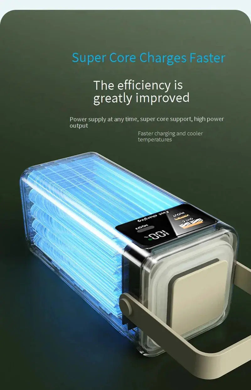 VIVO 80000mAh Power Bank Large Capacity Portable Outdoor Emergency Ai-TechWorld 