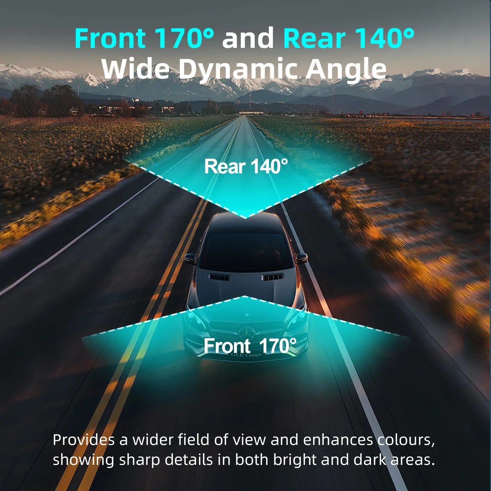 QOZ 4K UHD Dash Cam WIFI GPS Car DVR Front and Rear Dual Lens Auto Car Drive Recorder Night Vision G-Sensor 24H Parking Monitor Ai-TechWorld 