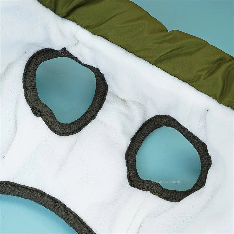 Winter Warm Pet Dog Jacket with Harness Waterproof Dog Coat Vest for Small Medium Chihuahua French Bulldog Outdoor Dog Clothes Ai-TechWorld 