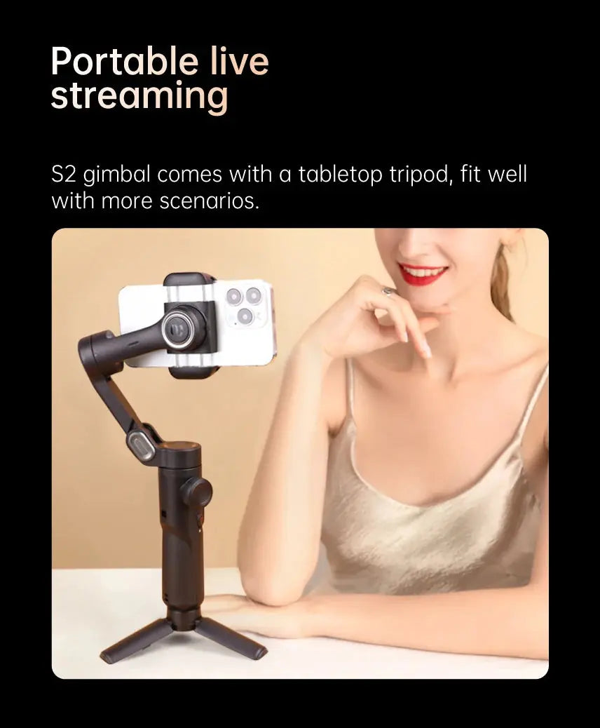 AOCHUAN Smart XE 3-Axis Handheld Gimbal Stabilizer for Smartphone iPhone Android Face Tracking Tiktok Vlog Live Streaming Ai-TechWorld 