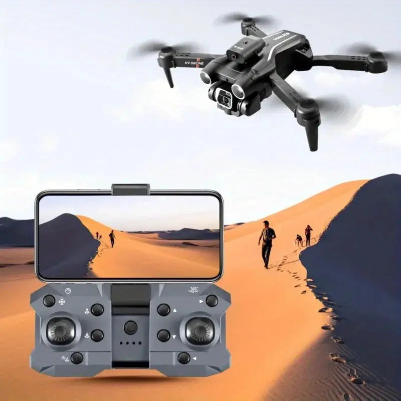 Foldable Camera Drone for Beginners & Adult - Four Direction Obstacle Avoidance, 360° Flips, One-Key Take Off/ Landing, 3D Flips Ai-TechWorld 