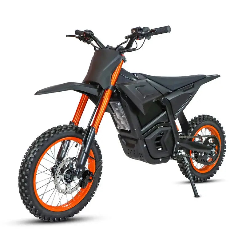 Electric Motocross Bike 3000W, 28Mph, 50 Miles, Urban Commuting Off-Road Electric Bike, 14" 48V 21AH, Full Suspension Ai-TechWorld 
