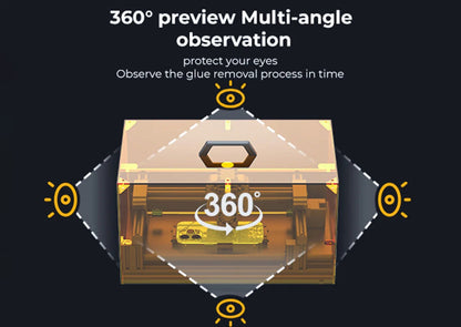 Xwitzeal® V8 Newly Laser Machine for iPhone 8-17 Pro Max Back Glass Repair&Camera Len w/Breaking Pen, Iron Mold,Air Filter, etc Ai-TechWorld 