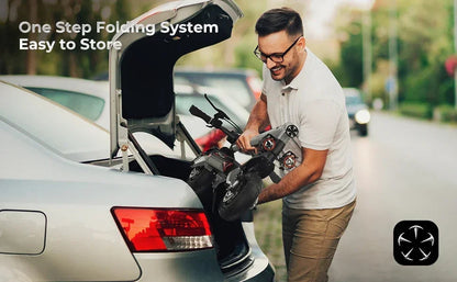 Circooter Raptor pro adult escooter, 1600W motor, 48V 20AH folding E-scooter, 10-inch tire, E-mountain scooter, electric scooter Ai-TechWorld 