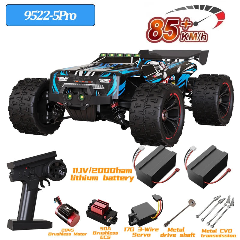 9522PRO 85KM/H High-speed RC Car Brushless Four-wheel Drive Off-road Drift 1:16 Professional Racing Car 9522 50KM/H Boy's Toy Ai-TechWorld 