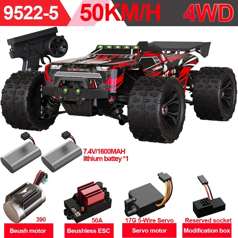 SCY9522PRO 85KM/H High Speed RC Car Brushless 4WD Off-Road Drift Remote Control Car 1:16 Professional Racing Cars SCY9522 50KM/H Ai-TechWorld 