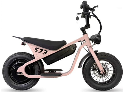 Children's electric pedal bicycle, 350W 36V brushless motor + 10.4ah energy-saving battery, trendy motorcycle for teenagers Ai-TechWorld 