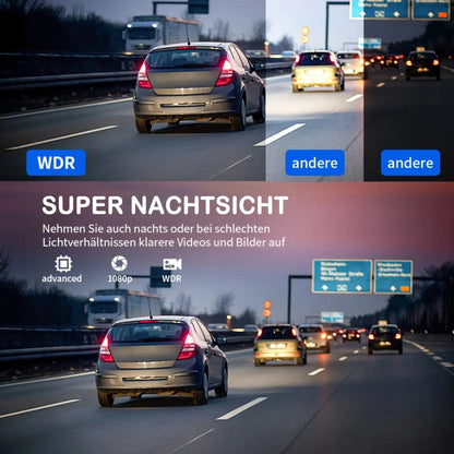 Car Dash Cam 4 Channel Black Box WiFi Driving Camera FHD 1080P Front Left Right Rear Night Vision Loop Recording add Hardwirekit Ai-TechWorld 