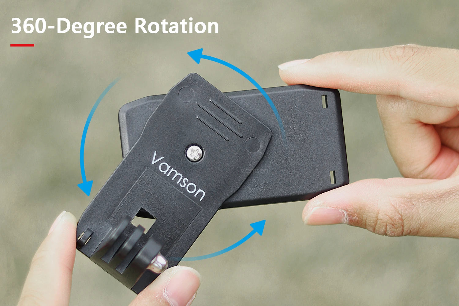 Vamson Backpack Clip for Insta360 x3 for GoPro Hero 11 10 9 Camera 360° Rotate Shoulder Belt Mount Accessories for Dji Action Ai-TechWorld 