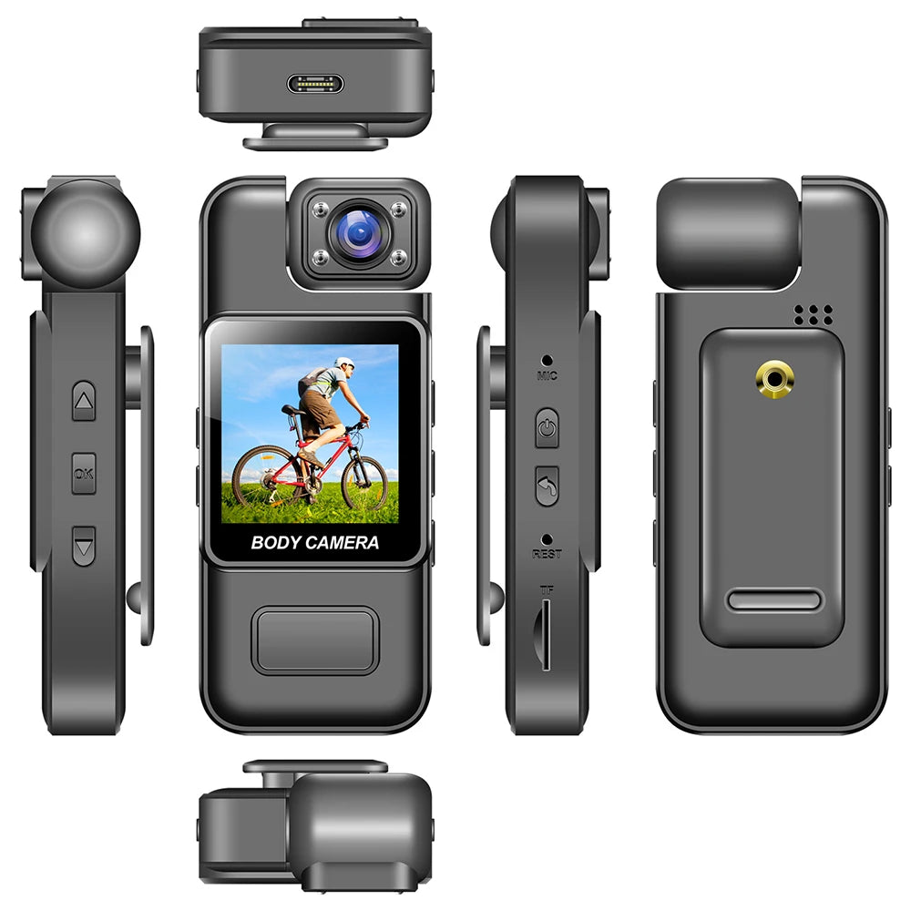 Mini Cam 4K 1080P Pocket Camcorder HD Cam 1.3" LCD Screen 270° Rotatable Wifi Mini Camera with Waterproof Case Motion Cameras Ai-TechWorld 