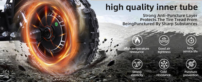 6000W High Power Adult Electric Scooter  Off-Road Commute Foldable 60V 38Ah Large Battery 60 Miles Range 50 Mph Fast E-Scooter Ai-TechWorld 