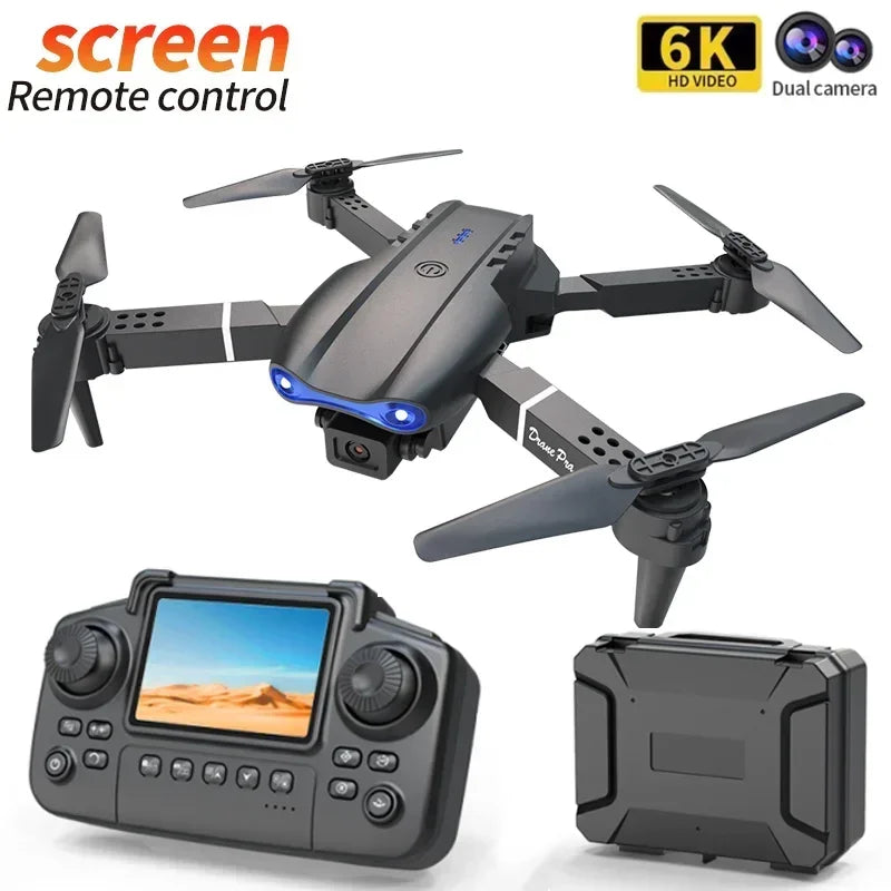 E99 Pro Drone Screen remote control Quadcopter Remote Four Axis Aircraft 8K HD Photography UAV Altitude Fixation Helicopter Toy Ai-TechWorld 