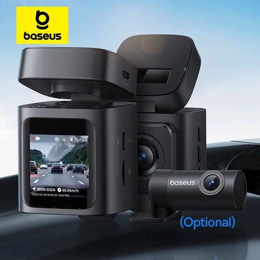 Baseus 3K Dash Cam VD1 Front and Rear Cam HD Built-in GPS Galileo Supercapacitor Car DVR Car Camera Recorder Support 24H Parking Ai-TechWorld 