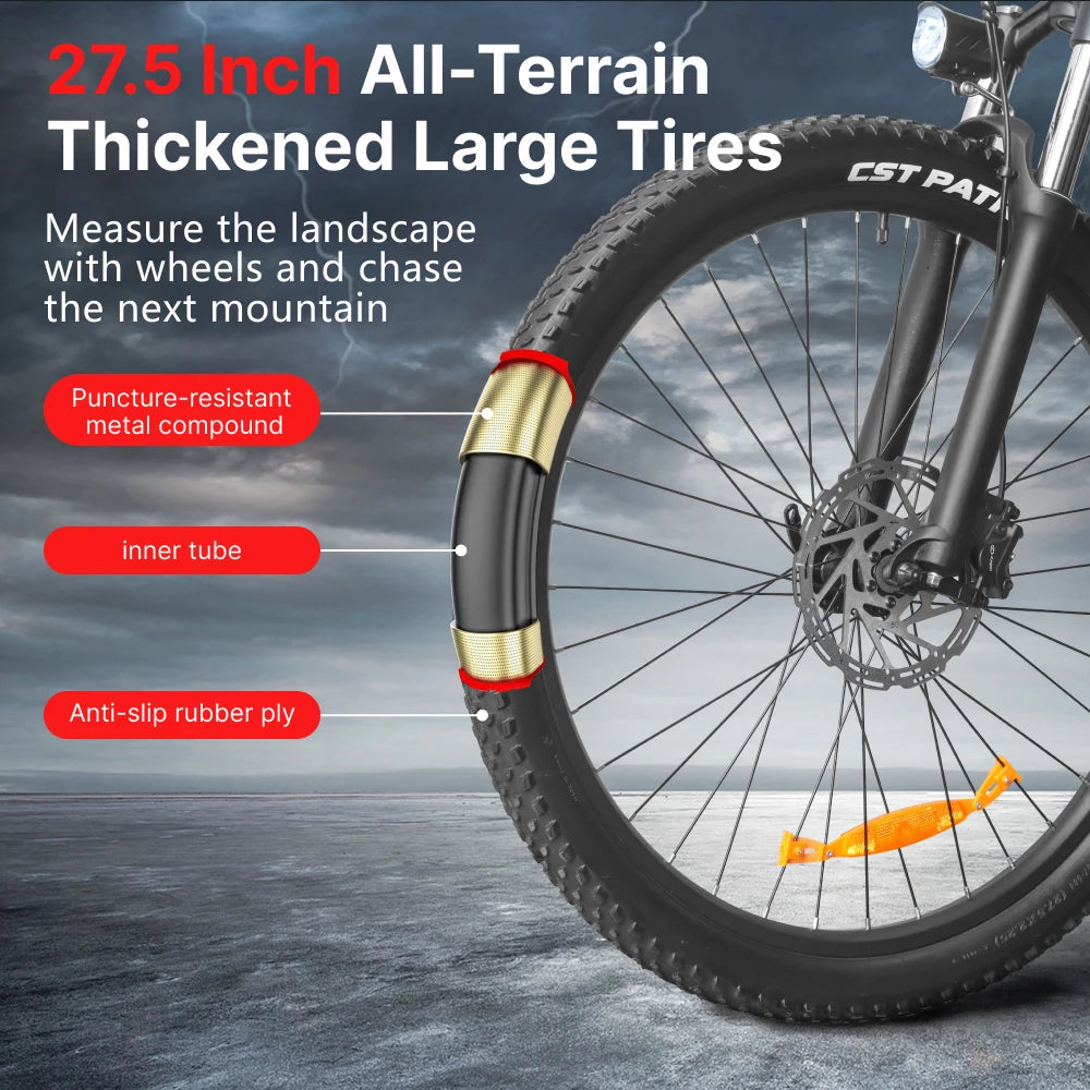 HX Q5 E bike 2000W Adults Electric Bike 2000W 48V 20AH 27.5 Inch  Electric Bicycle City E Bikes Mountain e bikes Ai-TechWorld 