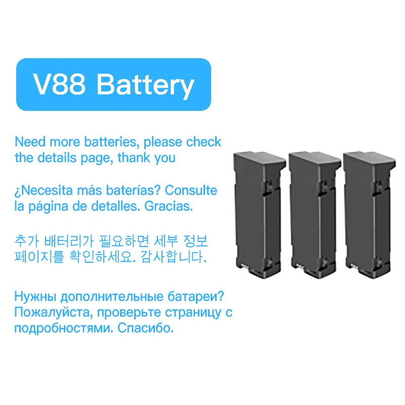 For Xiaomi V88 Drone 8K 5G GPS Professional HD Aerial Photography Remote Control Aircraft HD Dual Camera Quadcopter 4k drone Ai-TechWorld 