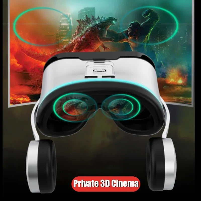 Original J60 4K Wireless Virtual Reality VR Glasses Stereo 3D Videos Google Cardboard Box Headset Helmet for Smartphone Max 6.7" Ai-TechWorld 