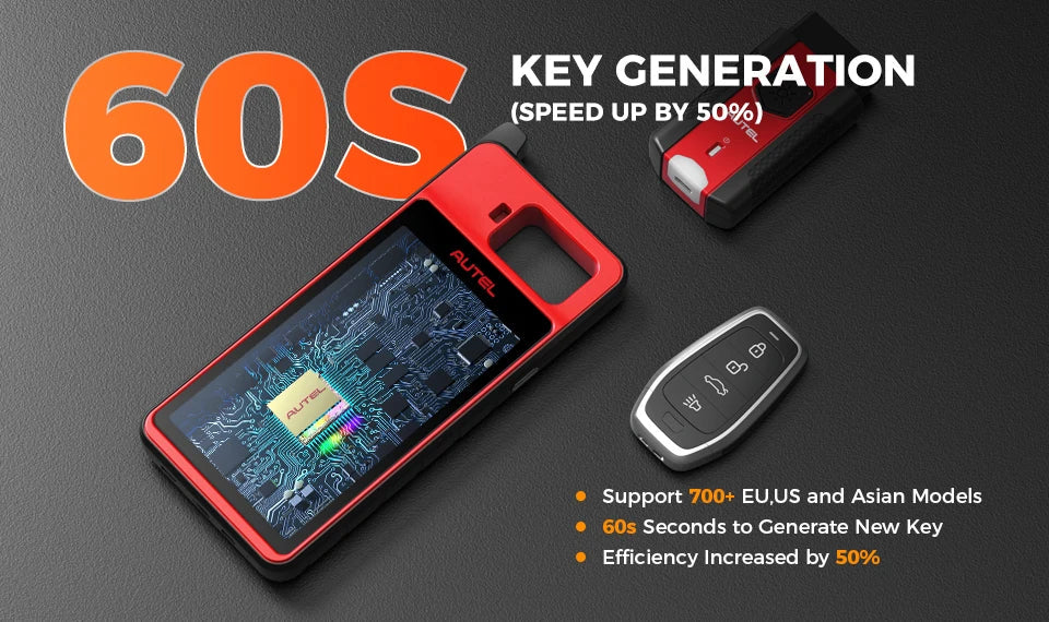 Autel MaxiIM KM100 Key Fob Programmer Immobilizer Tool Key Creation IMMO Learning Chip Read Write Cloning Frequency Detection Ai-TechWorld 