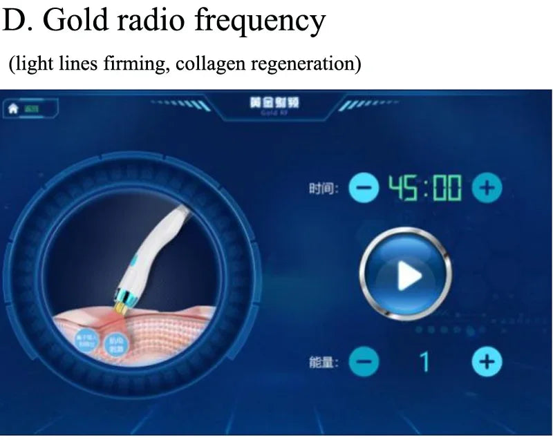 Smart Ice Blue Plus 7 in 1 Oxygen Hydro dermabrasion Bubble Machine Professional Face Hydra Machine rf Lifting ultrason machine Ai-TechWorld 