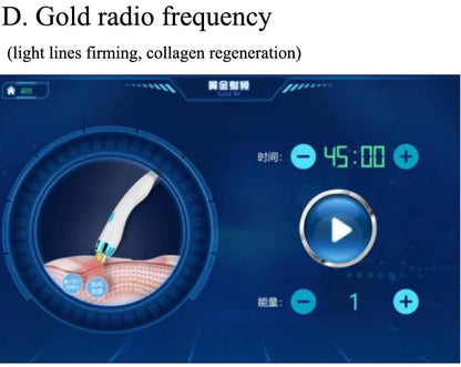 Smart Ice Blue Plus 7 in 1 Oxygen Hydro dermabrasion Bubble Machine Professional Face Hydra Machine rf Lifting ultrason machine Ai-TechWorld 