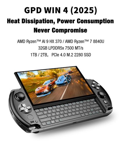 Ready Stock! 2025 GPD WIN4 Win 4 AI 9 HX 370 Handheld GamePad 6" for Black Myth Wukong Tablet Pocket Laptop Game Player Console Ai-TechWorld 